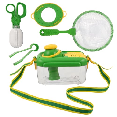 BCOATH Insektenfänger mit Pinzette und Lupe Leichtes Explorer Kit für Outdoor Entdeckung Pädagogisches Stem Lernspielzeug Tragbarer Insekten Lebensraum Behälter für Ab Jahren BCOATH Insektenfänger mit Pinzette und Lupe Leichtes Explorer Kit für Outdoor Entdeckung Pädagogisches Stem Lernspielzeug Tragbarer Insekten Lebensraum Behälter für Ab Jahren von BCOATH