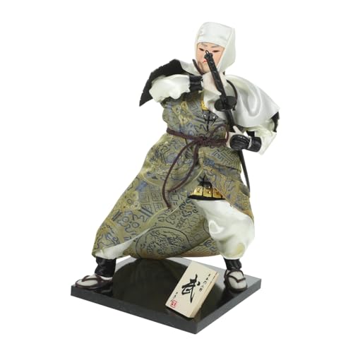 BCOATH Japanische Partydekorationen Puppen Ornamente Japanische Partyzubehör Statuen Für Zu Hause Ninja Puppen Ornamente Asiatische Kimono Puppenstatue von BCOATH