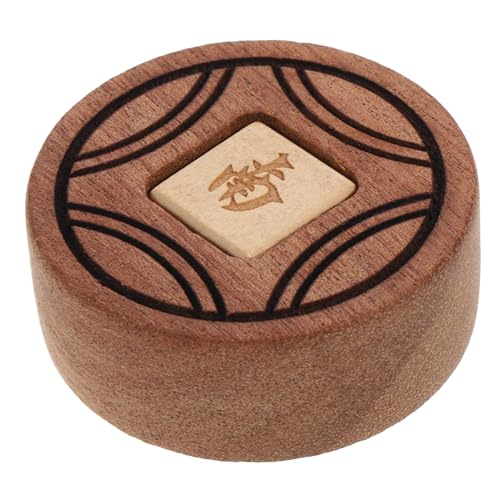 BCOATH Mahjong Würfel aus Holz Leicht und Tragbar Langlebiges Spielzubehör für Gesellschaftsspiele und Partys Authentisches Chinesisches Mahjong Accessoire mit Gravur für Zuhause und BCOATH Mahjong Würfel aus Holz Leicht und Tragbar Langlebiges Spielzubehör für Gesellschaftsspiele und Partys Authentisches Chinesisches Mahjong Accessoire mit Gravur für Zuhause und von BCOATH