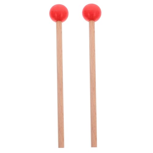BCOATH Marimbaschlägel Rot Ausgewogen und Langlebig Praktische Percussion Mallets für Xylophon Zungentrommel und Schlaginstrumente für Anfänger und Komfortabel und Handlich BCOATH Marimbaschlägel Rot Ausgewogen und Langlebig Praktische Percussion Mallets für Xylophon Zungentrommel und Schlaginstrumente für Anfänger und Komfortabel und Handlich von BCOATH