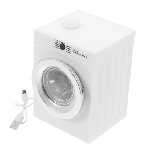 BCOATH Maßstab Wiederaufladbar mit Drehbarer Tür und Waschfunktion Puppenhaus Dekoration Miniatur Haushaltsgerät für Kreatives DIY BCOATH Maßstab Wiederaufladbar mit Drehbarer Tür und Waschfunktion Puppenhaus Dekoration Miniatur Haushaltsgerät für Kreatives DIY von BCOATH