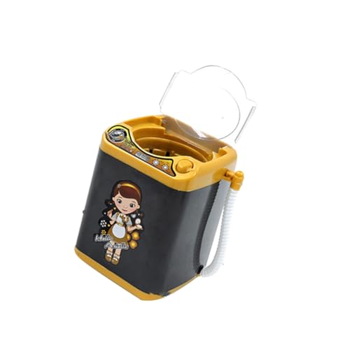 BCOATH Mini Elektrische Waschmaschine Realistische Simulation Wasserdichtes Design Rotierende Trommel Batterieloser Betrieb für Mädchen Fantasievollen BCOATH Mini Elektrische Waschmaschine Realistische Simulation Wasserdichtes Design Rotierende Trommel Batterieloser Betrieb für Mädchen Fantasievollen von BCOATH