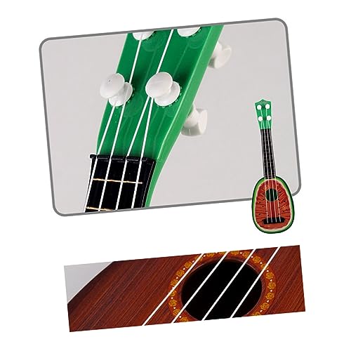 BCOATH Mini Früchte Ukulele Für Musikinstrument Mit Wassermelonen Design Ideales Lernspielzeug Für Kreative Und Musikalische Früherziehung von BCOATH