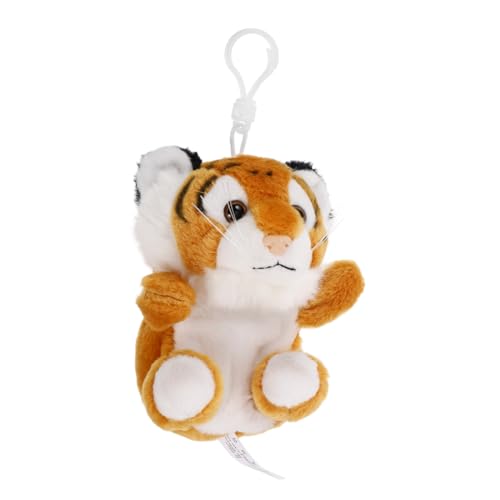 BCOATH Mini Plüschtier Tiger Geldbörse mit Schlüsselanhänger Weiches Stofftier als Münzbeutel und Rucksackanhänger Kleines Vielseitiges Kuscheltier für Alltag Tragbares Plüschspielzeug BCOATH Mini Plüschtier Tiger Geldbörse mit Schlüsselanhänger Weiches Stofftier als Münzbeutel und Rucksackanhänger Kleines Vielseitiges Kuscheltier für Alltag Tragbares Plüschspielzeug von BCOATH