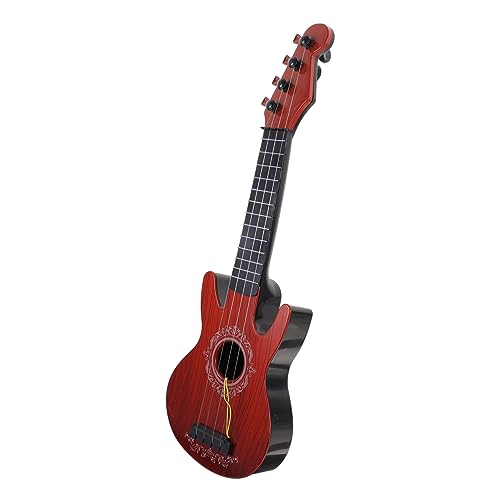 BCOATH Mini-Ukulele Elektronische Gitarre Musikinstrument Für Kinder Gitarre Musikalisches Kinder Gitarre Musikalisches Entwicklungsspielzeug Ukulele Für Anfänger Plastik von BCOATH
