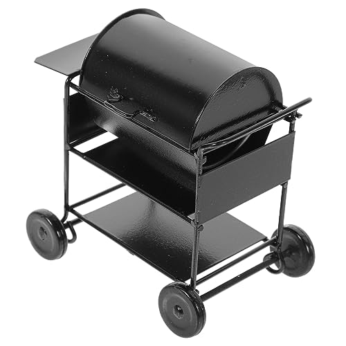 BCOATH Puppenhaus Mini Grill BBQ Modell Küchengerät Für Miniaturküche Realistisches Grillgerät Für Kreatives Und Dekoration Puppenhäusern von BCOATH