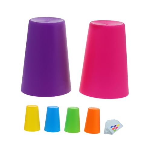 BCOATH Montessori Stapelbecher für Konzentrationsspiel Geduldsspiel Interaktives Becherstapelspiel zur Gehirnentwicklung und Eltern Junge Mädchen interaktion BCOATH Montessori Stapelbecher für Konzentrationsspiel Geduldsspiel Interaktives Becherstapelspiel zur Gehirnentwicklung und Eltern Junge Mädchen interaktion von BCOATH