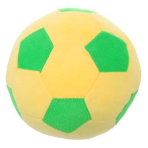 BCOATH Multifunktionales Fußball Spielzeug Gelbes üsch Fußball Stofftier Wurfkissen Fußball Form Für Kinder Ideales Fußball Gadget Zum Spielen Und Dekorieren von BCOATH