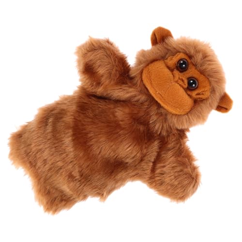 BCOATH Orang Utan Tierhandpuppe Geschichtenerzählpuppe Cartoon Geschichtenerzählhandpuppe Handpuppen Für Kleinkinder Handpuppe Für Kinder Plüschhandpuppen Bärenhandpuppe Tierpuppe von BCOATH