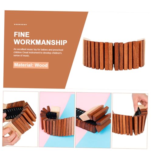 BCOATH Orff Percussion Toy aus Holz Schlangenförmiges Musikinstrument für Lernspielzeug Konzentration Hand Auge koordination und Musikalischer Entwicklung Geeignet für Jungen und Mädchen BCOATH Orff Percussion Toy aus Holz Schlangenförmiges Musikinstrument für Lernspielzeug Konzentration Hand Auge koordination und Musikalischer Entwicklung Geeignet für Jungen und Mädchen von BCOATH