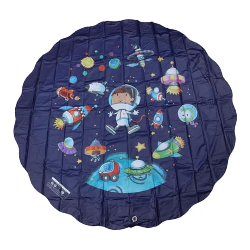 BCOATH Outdoor-sprühmatte Wasser Planschbecken Rasensprengermatte Wasserkissen Wasserspielkissen Spielmatten Für Kleinkinder Wassersprinklermatte Streukissen Für Kinder Pad-Pool Blue von BCOATH