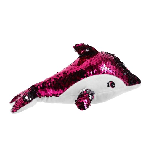 BCOATH Plüsch Delfin Kuscheltier mit Pailletten Niedliches Meerestier Stofftier Weiches Schlafzimmer Sensorisches Plüschtier Geschenkidee für Geburtstag Rosa BCOATH Plüsch Delfin Kuscheltier mit Pailletten Niedliches Meerestier Stofftier Weiches Schlafzimmer Sensorisches Plüschtier Geschenkidee für Geburtstag Rosa von BCOATH