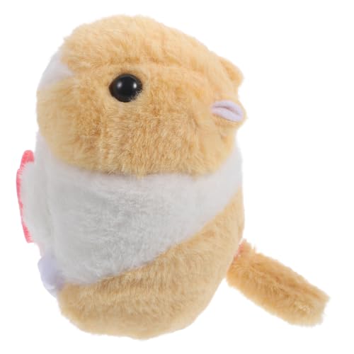 BCOATH Plüsch Hamster Beweglicher Weiches Kuscheltier Lustiges Ziehspielzeug für Geschenkidee für Geburtstag Sofa Deko und Festtagsdekoration BCOATH Plüsch Hamster Beweglicher Weiches Kuscheltier Lustiges Ziehspielzeug für Geschenkidee für Geburtstag Sofa Deko und Festtagsdekoration von BCOATH