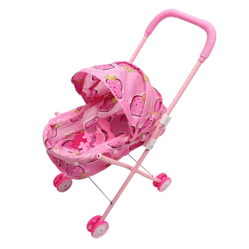 BCOATH Puppen Kleinkinder Puppenwagen Modell für Baby Alt für Kinderspielzeug Simulation Spielzeug Kleinkind Rollenspiel Kinderwagen Jahre von BCOATH