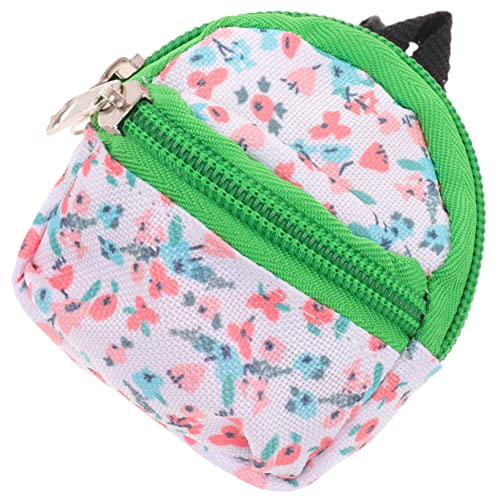 BCOATH Puppenrucksack Miniaturen Schultasche Für Puppen Puppenhaus Zubehör Mini Schultaschen Ornament Mini Puppen Ornament Fotografie Requisiten Mini Rucksäcke Puppenkostüm von BCOATH