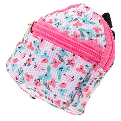 BCOATH Puppenrucksack Schultasche Für Puppen Mini Ornament Mini Rucksack Dekor Mini Rucksack Spielzeug Schultasche Ornament Mini Rucksack Für Puppen Kleine Schultasche von BCOATH