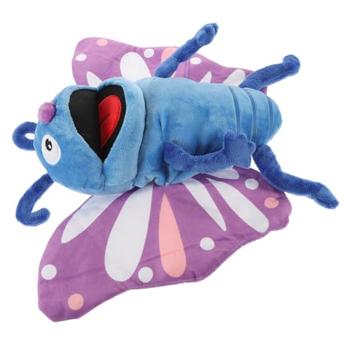 BCOATH Schmetterling Handpuppe Insekt Fingerpuppen Handpuppe Spielzeug Niedliche Insektenpuppen Plüsch Ausgestopftes Insekt Tier Fingerpuppen Insekten Handpuppe Handpuppe von BCOATH