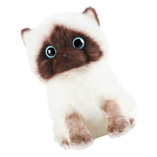 BCOATH Siamese Cat Plüschpuppe Weiches Stofftier mit Detailreicher Optik Multifunktionales Kuscheltier und Dekokissen Geschenkidee für Katzenliebhaber Junge Mädchen und Zuhause BCOATH Siamese Cat Plüschpuppe Weiches Stofftier mit Detailreicher Optik Multifunktionales Kuscheltier und Dekokissen Geschenkidee für Katzenliebhaber Junge Mädchen und Zuhause von BCOATH