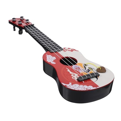 BCOATH Simulations-Ukulele imitiertes Gitarrenspiel Musikspielzeug für Babys Spielzeug-E-Gitarre Spielzeuge kinderinstrumente Kinder musikinstrumente Kinderspielzeug Kinder-Ukulele Abs von BCOATH