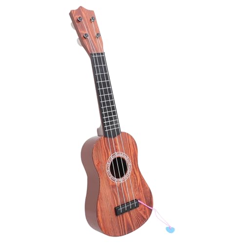 BCOATH Ukulele Spielgitarre Holzoptik Musikinstrument für Anfänger Jungen Mädchen Stimmbar Nylonbesaitet Robustes Lernspielzeug für Musikalische Früherziehung BCOATH Ukulele Spielgitarre Holzoptik Musikinstrument für Anfänger Jungen Mädchen Stimmbar Nylonbesaitet Robustes Lernspielzeug für Musikalische Früherziehung von BCOATH