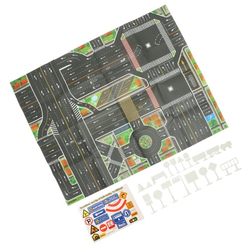 BCOATH Verkehrszeichen Spielmatte für Straßenschildern und Verkehrsmodellen Pädagogisches Verkehrserziehungsspielzeug Interaktives Lernspielzeug für Vorschule und Kindergarten BCOATH Verkehrszeichen Spielmatte für Straßenschildern und Verkehrsmodellen Pädagogisches Verkehrserziehungsspielzeug Interaktives Lernspielzeug für Vorschule und Kindergarten von BCOATH