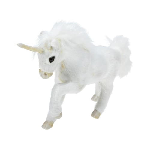 BCOATH Vivides Einhorn Kuscheltier Modell aus Kunststoff und Kunstfell Detailreiches Plüschtier Ornament Kindgerechtes Tragbares Fantasie für Weihnachten und Kinderzimmer BCOATH Vivides Einhorn Kuscheltier Modell aus Kunststoff und Kunstfell Detailreiches Plüschtier Ornament Kindgerechtes Tragbares Fantasie für Weihnachten und Kinderzimmer von BCOATH
