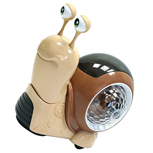 BCOATH Wedelnde Nickende Schnecke Spielzeug Für 6 Monate Alten Jungen Babyspielzeug 6 Bis 12 Monate Babyspielzeug 6 Monate Alt Spielzeug Mädchen Spielzeug Light Brown Abs von BCOATH