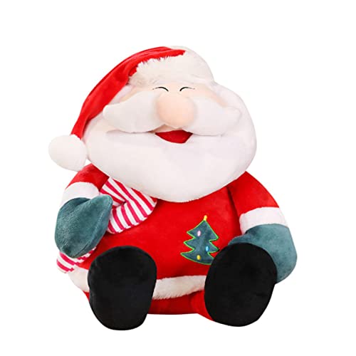 BCOATH Weihnachtspuppe weihnachtsmann Spielzeug Santa Claus Decoration animiertes weihnachtsspielzeug Weihnachten Plüsch Stofftier Kinderspielzeug zum Plüschtier Weihnachtsmann-Spielzeug von BCOATH