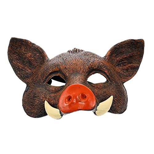 BCOATH Wildschwein Maske Dekorativ Cosplay-gesichtsabdeckung Halloween-partyzubehör Partymaske Halloween-masken Tiermaske Dämon Maske Maskentier Für Fest Einzigartig Pu von BCOATH