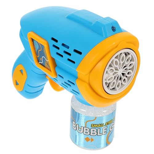 BCOATH elektrisches Blasengebläse Seifenblasenmaschine Bubble Machine for kindergeburtstags mitgebsel Outdoor Toys Spielzeug Blasenmacher Blasebalg aus Kunststoff Plastik Sky-Blue von BCOATH