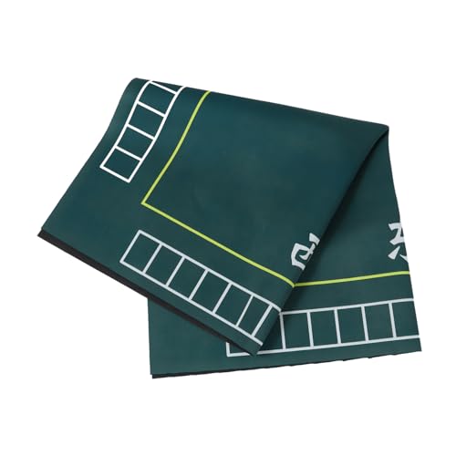 BCOATH rutschfeste Mahjong Tischmatte Quadratische Dicke Spieltischdecke mit Geräuschdämpfender Oberfläche Geeignet für Brettspiele Domino und Poker rutschfeste Unterseite für Stabile BCOATH rutschfeste Mahjong Tischmatte Quadratische Dicke Spieltischdecke mit Geräuschdämpfender Oberfläche Geeignet für Brettspiele Domino und Poker rutschfeste Unterseite für Stabile von BCOATH