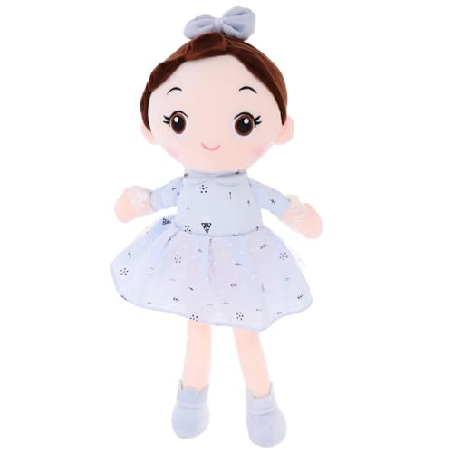 BCOATH üsch ädchen Puppe Große Weiche Stoffpuppe Mit Blumenkleid Ideales Für 1 Jährige ädchen Perfektes Kuscheltier Für Das Kinderzimmer von BCOATH