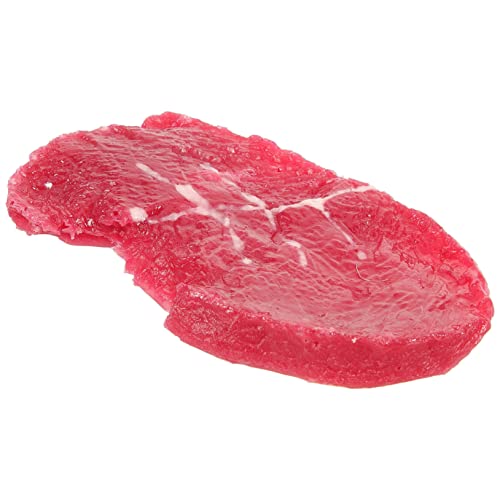 Steakimitat künstliche geschnittene Faux-Steak-Modell Simuliertes Steak Fleisch küchendekoration Home Decor Mini-Essen realistisches Essen künstliche Steaks Harz BCOATH von BCOATH