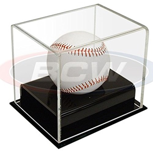 BCW Deluxe Acrylic Baseball Holder Display - Sports Memoriablia Display Case - Sportscards Collecting Supplies von BCW