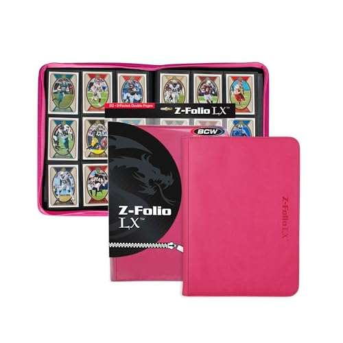 BCW Z-Folio 9-Pocket LX Portfolio Pink von BCW