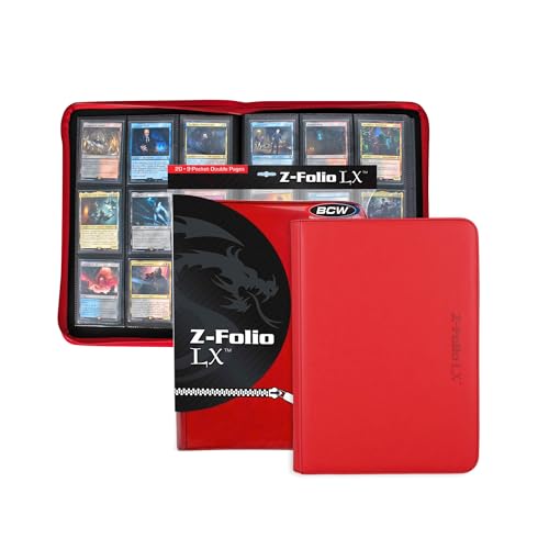 BCW Z-Folio 9-Pocket LX Portfolio Red von BCW