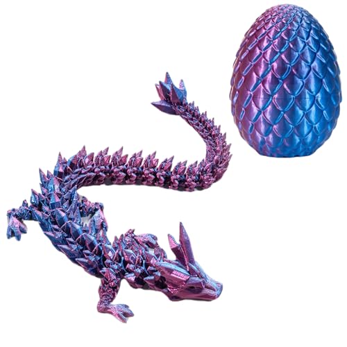 3D Gedruckte Dracheneier mit Drache im Inneren,Geheimnisvolle Drachen Spielzeug,Ewegliche Gelenke Kristall Drache mit Drachenei, Kristalldrache mit Drachenei,Ostern,Heim Büro Schreibtischspielzeug (D) 3D Gedruckte Dracheneier mit Drache im Inneren,Geheimnisvolle Drachen Spielzeug,Ewegliche Gelenke Kristall Drache mit Drachenei, Kristalldrache mit Drachenei,Ostern,Heim Büro Schreibtischspielzeug (D) von BDBFDFY