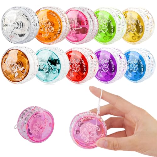 8 Stück JoJo, für Kinder und Erwachsene, Perfekt für Indoor- und Outdoor-Spiele, Geburtstagsfeiern und Hand-Augen-Koordinationstraining 8 Stück JoJo, für Kinder und Erwachsene, Perfekt für Indoor- und Outdoor-Spiele, Geburtstagsfeiern und Hand-Augen-Koordinationstraining von BDBFPAN