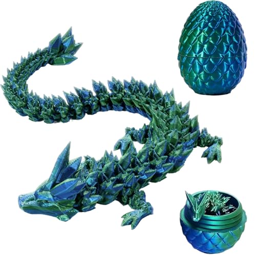 BDBFPAN 3D Drache Im Ei, 3D-Gedruckter Drache 3D Gedrucktes Drachenei Drachen Spielzeug Dracheneier Für Fantasy-Enthusiasten Drache 3D Druck Kreativer Und Lustiger Drachen Ei von BDBFPAN