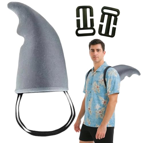 BDBFPAN Hai Kostüm, Haiflosse Schwimmen, Haifischflosse Geeignet für Halloween Party Strandparty Familienfeiern Rollenspiel BDBFPAN Hai Kostüm, Haiflosse Schwimmen, Haifischflosse Geeignet für Halloween Party Strandparty Familienfeiern Rollenspiel von BDBFPAN