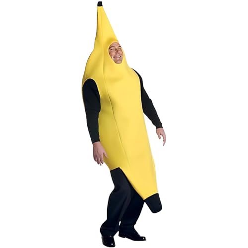 Bananen Kostüm, Lustige Kostüme, Halloween Kostüm Herren Halloween Kostüm Lustig Lustige Halloween Kostüme Banane Kostüm Halloween Karnevalskostüme Dress Up Party Verkleidung Rollenspiel Cosplay von BDBFPAN