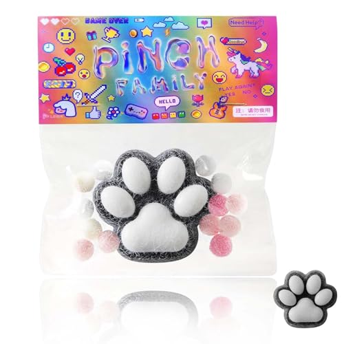 Cat Paw Anti Stress Bälle, Cat Hohe Ästhetik Und Multifunktionalität Paw, Stressball Quetschball Für Alle Altersgruppen, Als Geschenk Für Freunde, Klassenkameraden, Kollegen Und Familie von BDBFPAN