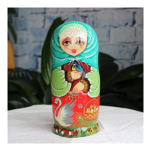 HSAN Russische Puppen, 7-lagige Nistpuppen, Backlack, Absolventen, kreatives Geschenk, Matroschka, Klassenkameraden, Freundinnen, Souvenirs (Farbe: A) von BDPP