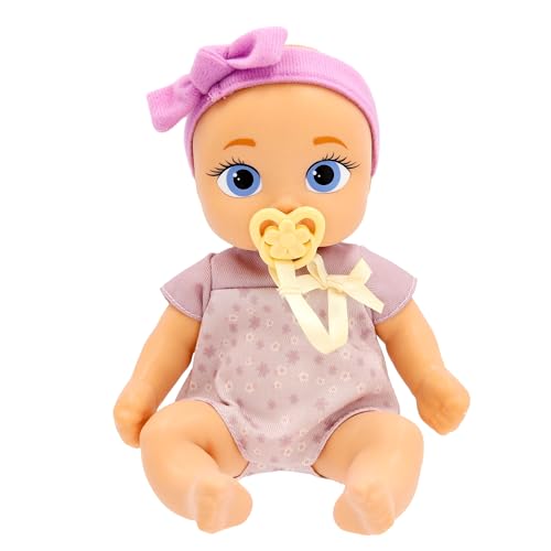 BE LOVED BABIES Minis Jessie, in eine Mini-Größe, lebensechte Puppe, weiche Haut und enthält einen Schnuller und eine Flasche, komplett beweglich, Spielzeug für Kinder ab 18 Monaten von BE LOVED BABIES