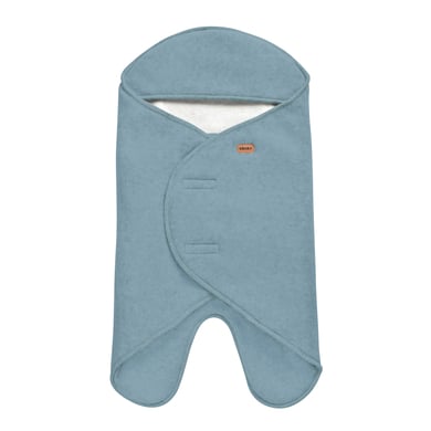 BEABA Babydecke Babynomade Doppelfleece baltikblau weiß 0 von BEABA®