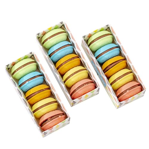 BEAHING Kreativer Bleistift Eraser Sandwich -Kekse geformte Radiergummi süße Grundschüler Eraser Kinder Schreibwarenversorgungen 5pcs Bleistift Eraser von BEAHING