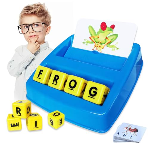 BEAHING Spelling Games Montessori Matching Briefe Game Eltern-Kind-Interaktionsbrief-Spiel Lern- und Bildungsspielzeug für Geburtstagsgeschenke, Partyspielzeug, Matching Letter-Spiel von BEAHING