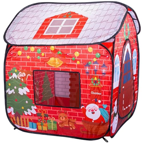 BEAHING Spielen Sie Zelt für Kinder, faltbares Pop-up-Kleinkindspielhaus mit Tür, Fenster und Oberöffnung, Trick oder Behandlungsfade-Fade-Resistant Kids Tent für Girls and Boys Geschenkspielzelt von BEAHING