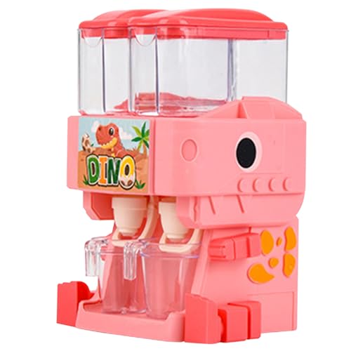 BEAHING Wasserspender für Kinder Dinosaurierform Dual Outlet Netter Mini Wasserspender mit Tassen Rotationsarm und Bein Dual Wassertank Kinder Wasserspender, Style2 von BEAHING