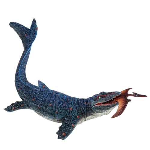 Mosasaurusspielzeug, Mosasaurusspielzeug, künstliche realistische Mosasaurus mit beweglicher Mund, 11 Zoll Plastikdinosaurierfiguren, pädagogische prähistorische Dinosaurierspielzeug, Geschenke für K von BEAHING